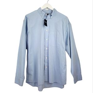 Abercrombie & Fitch NWT 90's Oversized Shirt Size Medium in Blue & White